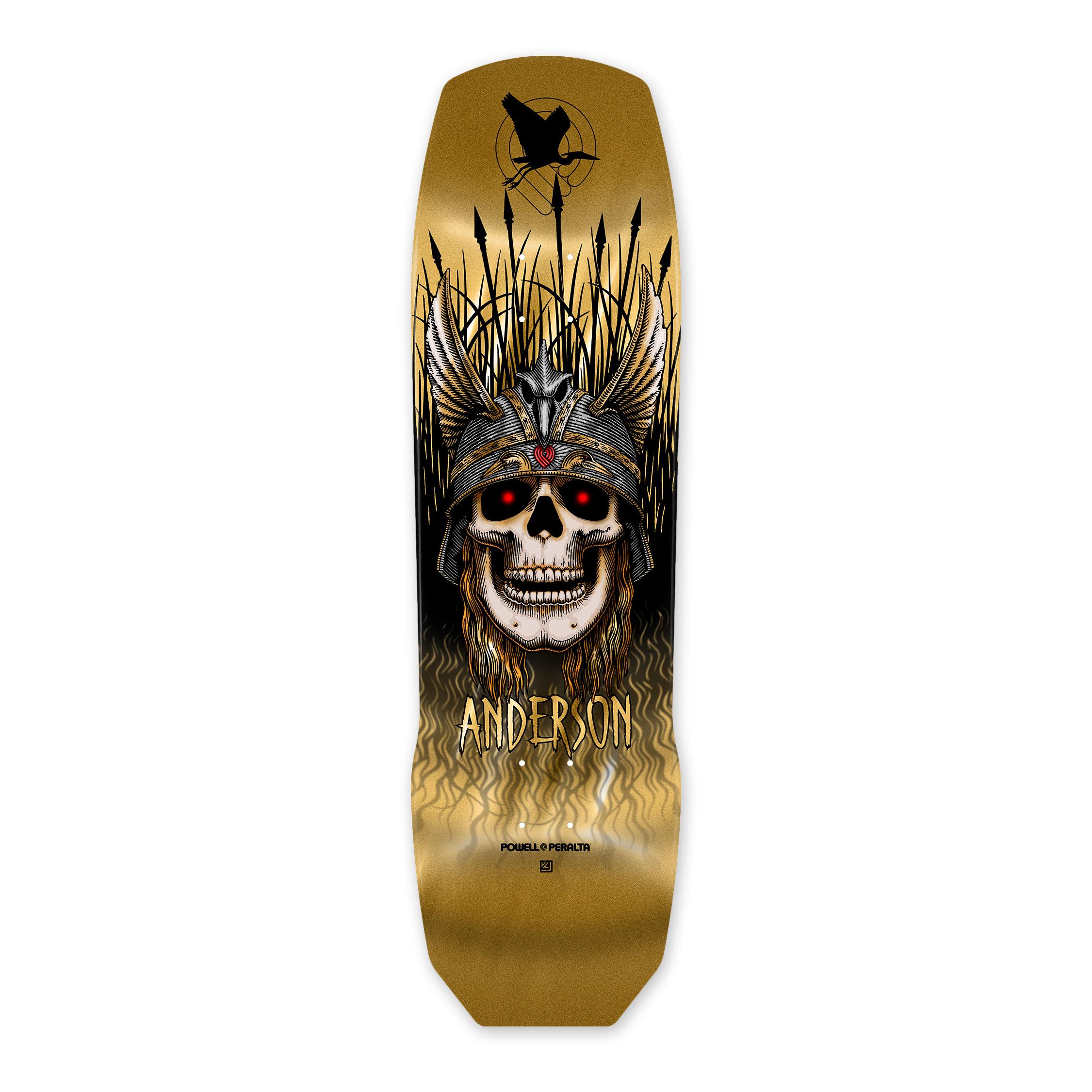Powell-Peralta Andy Anderson Deck, Gold Foil, Shape 290